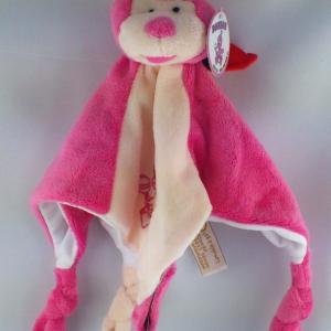 Doudou coccinelle rose1