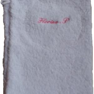 Gants blanc brode