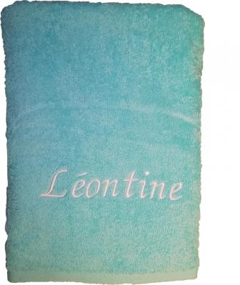 Drap de Douche Bleu turquoise