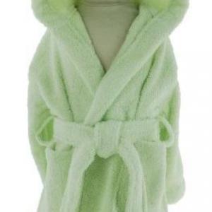 Peignoire enfant vert
